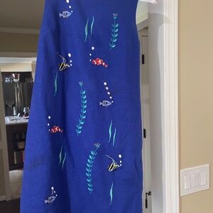 Beautiful Nautical Embroidered Summer dress